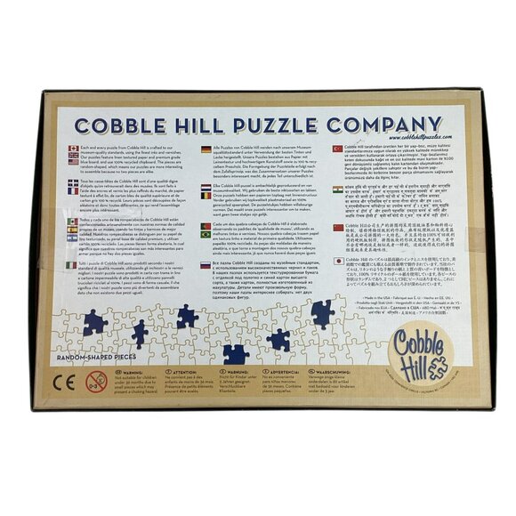 Cobble Hill “Twelve Days Of Christmas Quilt” 1000 Piece Jigsaw Puzzle Random Cut - Picture 4 of 9